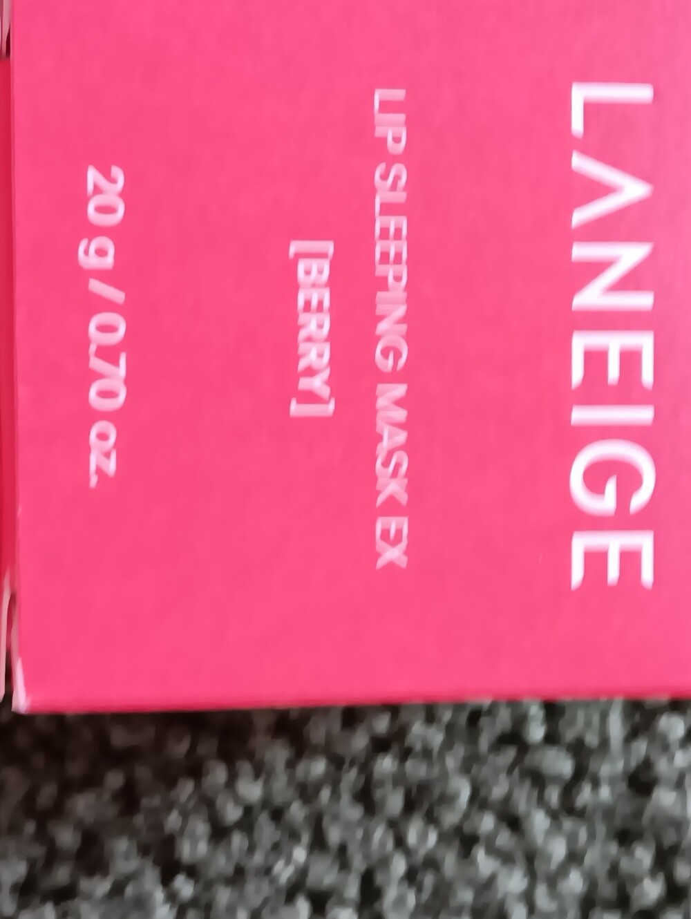 Laneige Lip Mask Berry. 0.70 Oz.